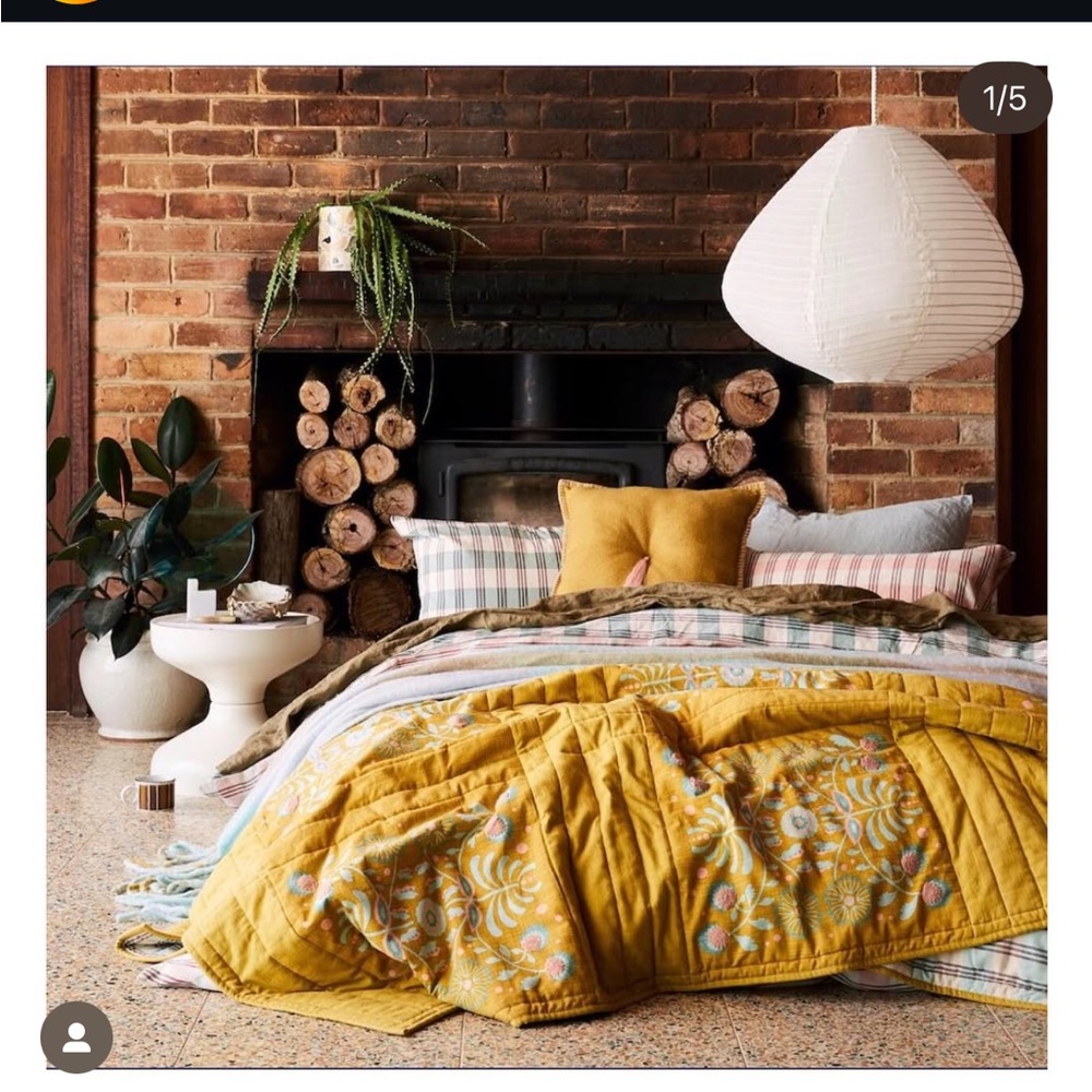 ISO Viola Folk Bed Cover - Sage and Clare - any size